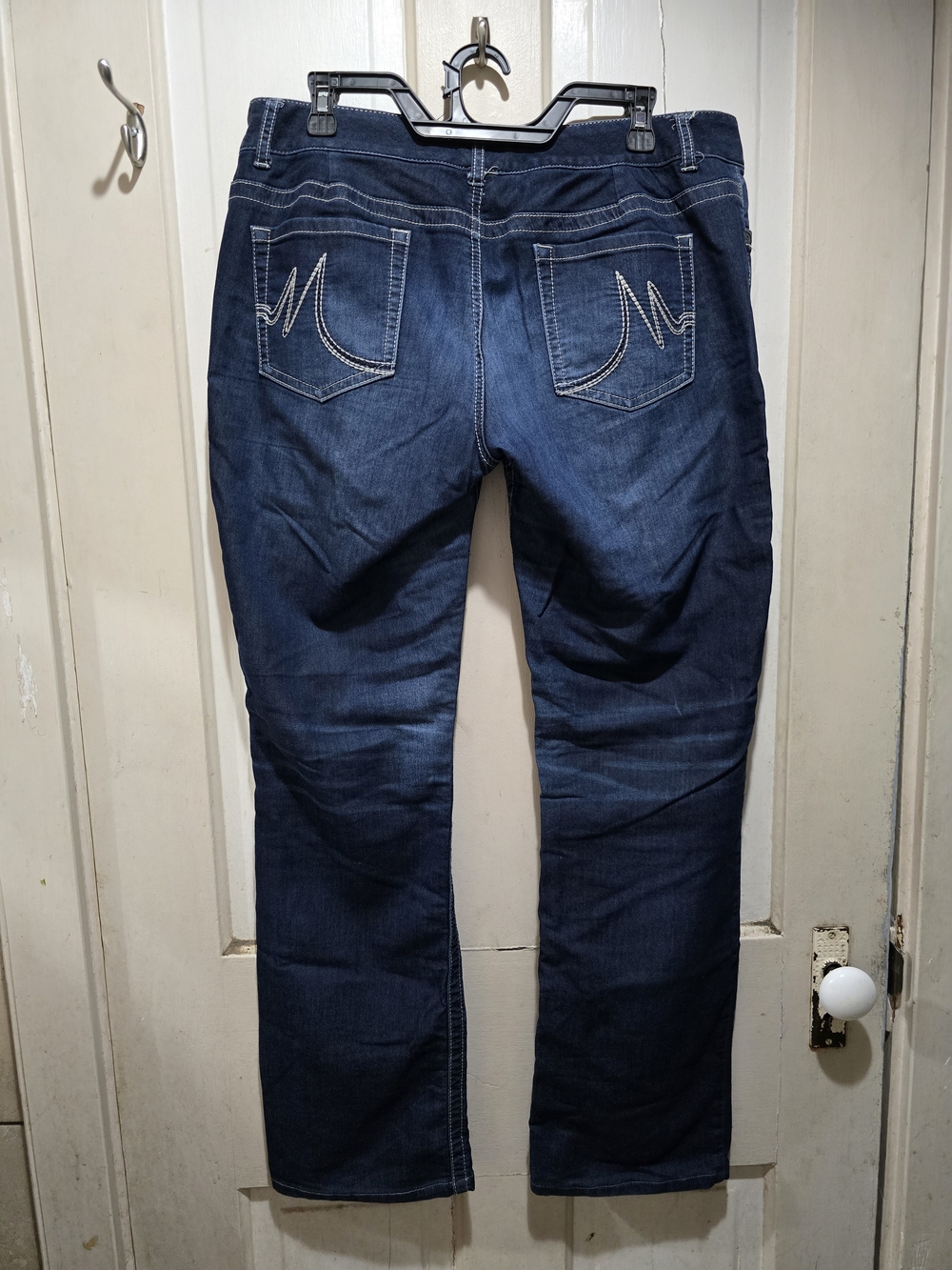 Women’s Dark Blue Boot Cut Jeans - Picture 2 of 4